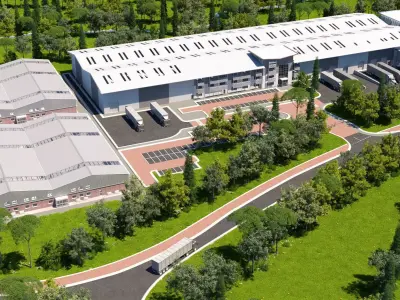 Industrial Park 3D model