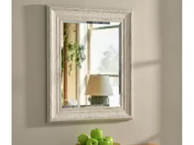 Alcantara Rectangle Wall Mirror 3D model