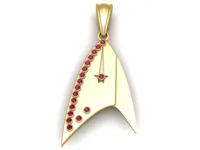3D Gold Pendant 3D print model