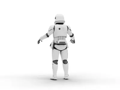 First Order Stormtrooper - Star Wars Low-poly 3D model