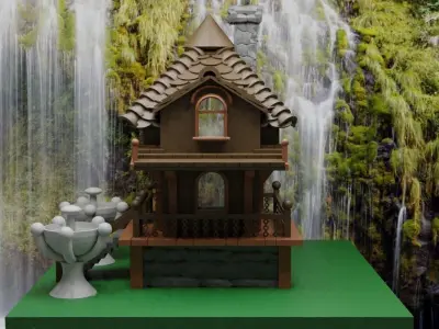 Fairytale house 3D model