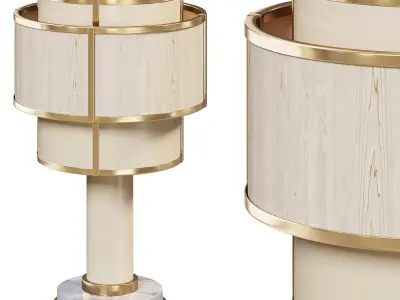 nest table lamp by luxdeco 3D model