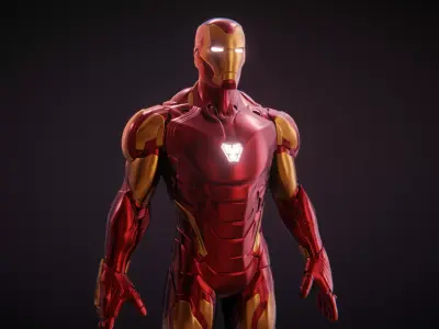 ironman 3d model avengers iron man 3D model