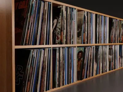 Vinyl Storage PBR 3D model