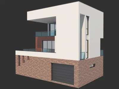Modern House 19 3D model