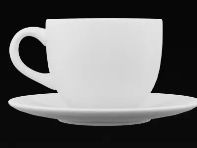 Cup Of Coffee Low-poly 3D model