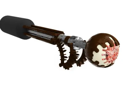 Jabbas Palace Gatekeeper droid 1-12 scale 3D print model