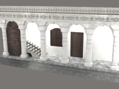 Exterior ExteriorDesign Low-poly 3D model