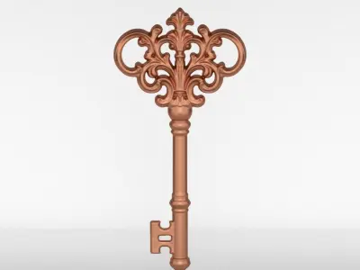 A key 3D print model