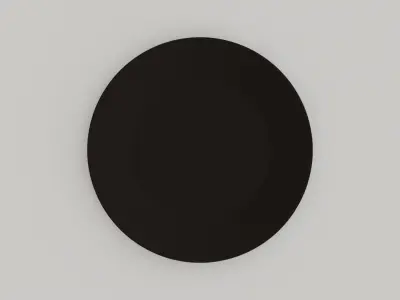 Geometric Dinner Plate Low-poly 3D model