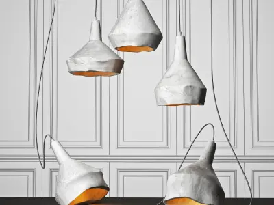 Pendant lamp LIKE PAPER 3D model