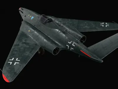  Fighter Aircraft Messerschmitt Me 262 HG III 