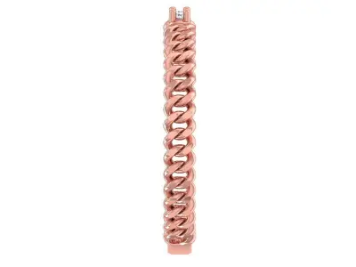Solitaire Women Light Weight chain  Band Ring 3D print model