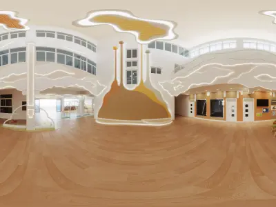 kindergarten hall 3D model