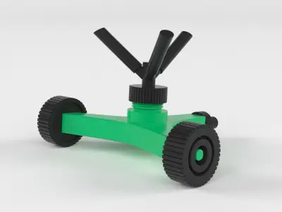 360 Degree Autorotation Sprinkler 3D model