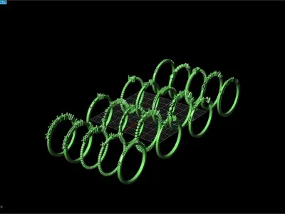 Beautiful pack of light rings Free 3D print model