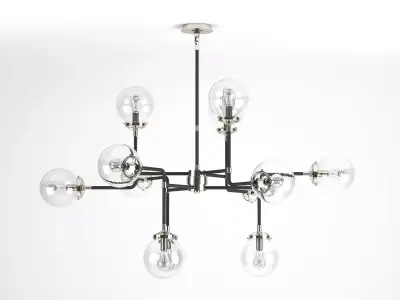 Bistro Medium Chandelier 3D model