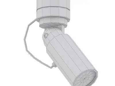 GU10-S dimmable led track light 3D model