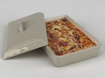 Casserole Dish 3D model