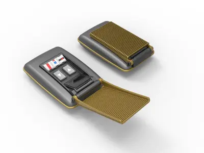 Communicator from the movie Star Trek 5 The Final Frontier 1989 3D print model