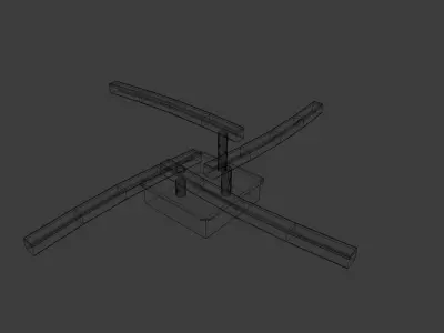 Modern Lamp Low-poly 3D model