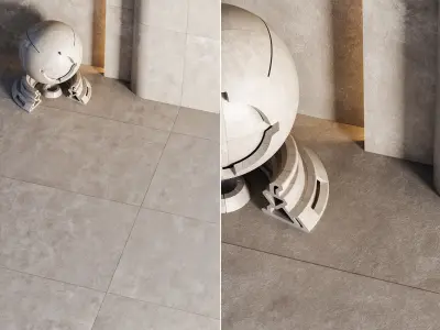 Grunge Rough Ceramic Tile - 4K - PBR Texture