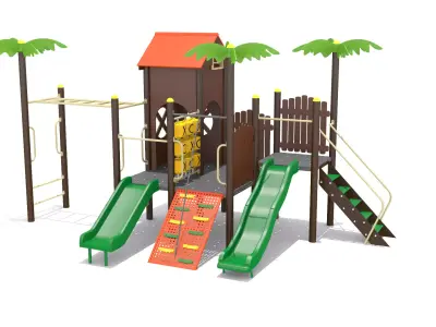Playhouse Playground Low-poly 3D model purchase