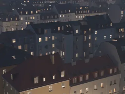 City Building Collection - Pack of 22 detailed town houses 3D model