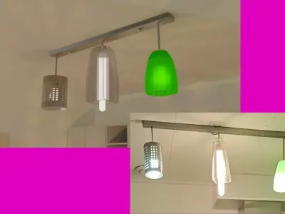 DIY-kitchen-chandelier Free 3D model
