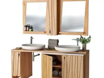 Bati Ubud double cabinet 3D model