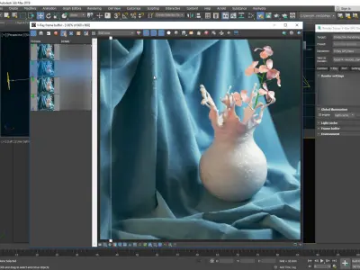 004 Vray Next 3ds max Lighting  Tutorial MP4 3D model
