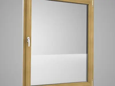 Door profile and window 3D model