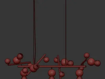 Modern pendant 3D model
