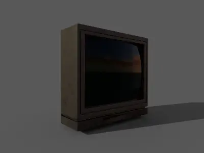 Cartoon Stylized Computer Monitor  3D model