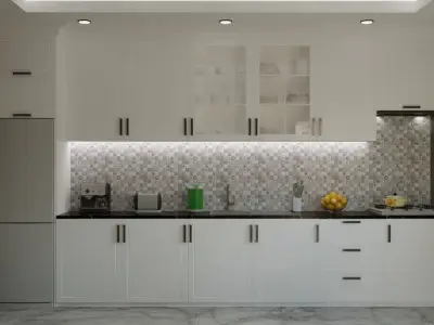 Kitchen Interior 3D model 3D model