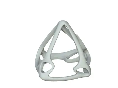 SciFi Cube Object No 59783 Low Poly Shape Low-poly 3D model