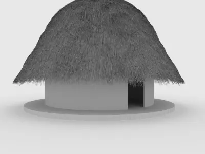 Cabin 3 - House Honai 3D model
