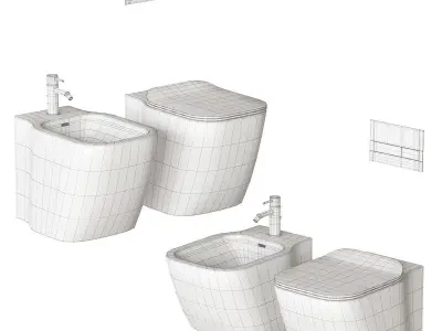 Noken ESSENCE-C WC Full Set 3D model