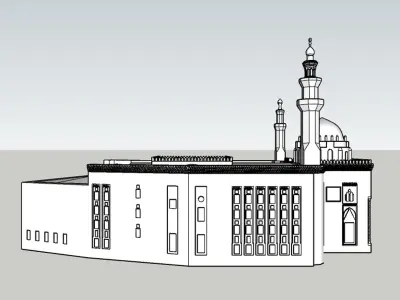 Mosque and Madrasa of Sultan Hassan 3D print model