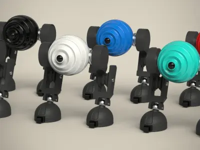 Robot Set 3D model