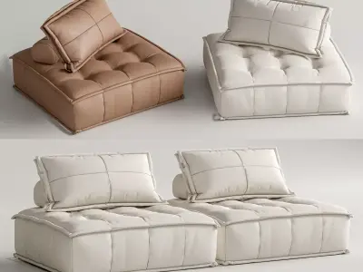 modern sofa chair  3D model