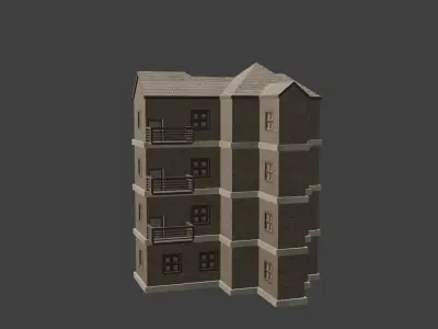 House Model 50 Low-poly 3D model