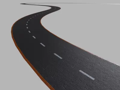 Asphalt Road - PBR Texture