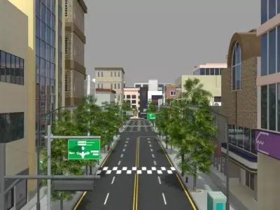 City Town 3D model