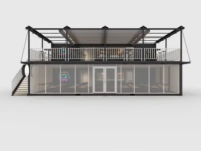 Container Cafe 15 3D model