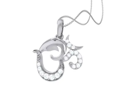 Spiritual Oum Pendant 3D print model