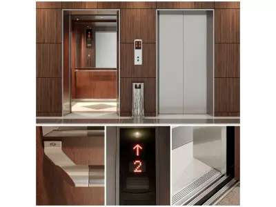 Elevator zone 3D model