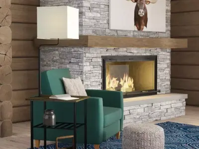 Piche Swing Arm Floor Lamp 3D model