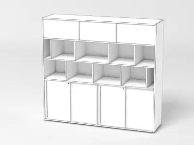 Office Cupboard 3D model