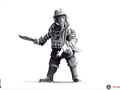 Flight Sergeant Cornish 3D print model